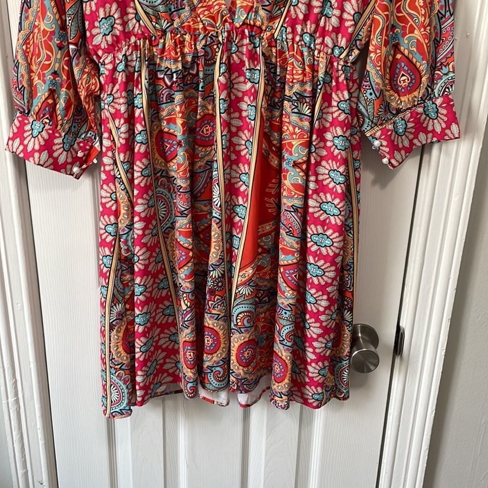 NWOT floral dress/cover up - Picture 3 of 5